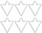 Alomejor1 6 Stück Billard Magical Rack Sheet Billard Triangle Queue Rack Ball Magic Rack Sheet für 10 Ball White