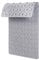 Non Slip Bath Mat Shower Mats Anti Mould for Bathroom and Bathtub with Large Suction Cup and Thickened Rubber Backing Long 70 * 40cm, Grey