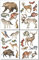 Samunshi® Wandtattoo Wald Tiere Set Wandbilder Kinderzimmer Deko Junge Wandtattoo Kinderzimmer Mädchen Wandsticker Kinderzimmer Aquarell