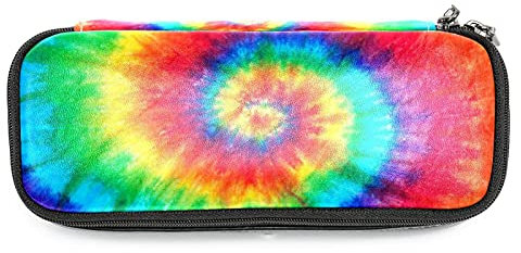 WARMFM Tie-Dye-Druck Federmäppchen Bleistifttasche Make-up Pinsel Tasche für Frauen Mädchen