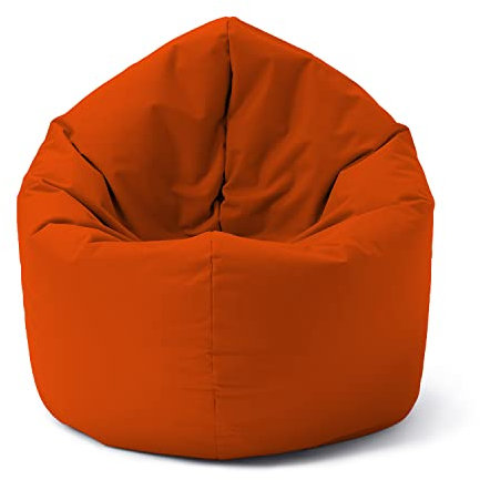 Lumaland Sitzsack Drops: runder Sitzsack (300 L) mit 2-in-1-Funktion für bequemes Sitzen & Liegen | Der Doppelagent für Relax-Momente in- & Outdoor I Mit anpassungsfähiger EPS-Füllung | Ø 120 x 75 cm