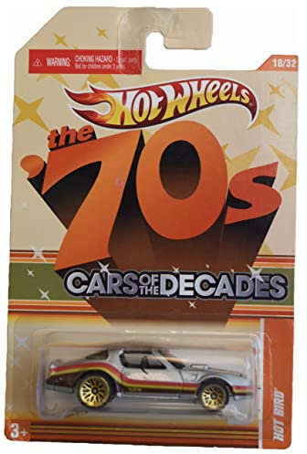Hot Wheels Hot Bird - Die 70er Jahre Autos der Jahrzehnte - Silber 18/32