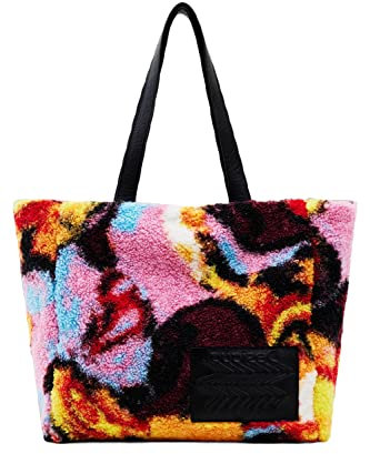 Desigual Damen Bag_inca BAG INCA CORK FUR 8001 GOLDEN HAZE, Gelb, Einheitsgröße EU