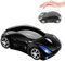 Souris Ordinateur Sans Fil en forme de voiture de sport, Optique Souris Sans Fil 2,4G avec Récepteur USB, 1600DPI,PC Souris Ergonomique Portable Cadeaux d'anniversaire pour Enfants et Adult(Noir)