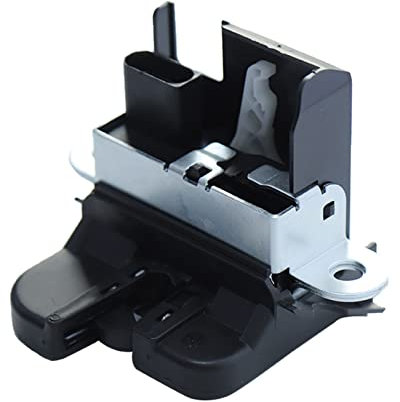 Haishine Serrure de Coffre, Hayon Arrière Loquet Voiture 5M0827505E pour 2010-2014 Volkswagen Jetta Sportwagen, 2008-2017 Volkswagen Tiguan Loquet de Verrouillage