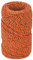 Corde bateau orange 2mm 50m polypropylène