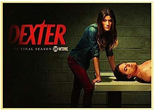 Poster Dexter Poster, Vintage-Tv-Serie, Filmposter, Wandkunst, Bilder, Leinwand, Malerei, Poster Und Drucke, Heimdekoration 50X70Cm Kein Rahmen
