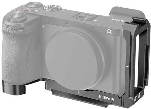 NEEWER a6700 L Plate Compatible with Sony Alpha 6700, Extendable Aluminium Side Plate/Anti-Torsion Base Plate Compatible with Arca Swiss QR System DJI RS 2 RSC 2 RS 3 Pro Gimbal