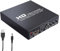 Scart zu HDMI Video Konverter-Box, 720P/1080P, Scart-zu-HDMI-Adapter, Switch mit PAL/NTSC Video Scaler Scaler, 3,5 mm koaxialer Audioausgang für Spielkonsolen, DVD