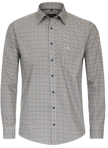 CASAMODA Freizeithemd Langarm Print Casual Fit