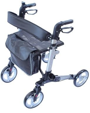 Ridder Rollator Walker Gehilfe Mobilitätshilfe Licht Klingel Sitzfläche