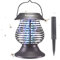 BEPER P206ZAN111 Lámpara Repelente de Mosquitos UV-A, Carga Solar, Uso 3 en 1, Pincho Incluido, Gris