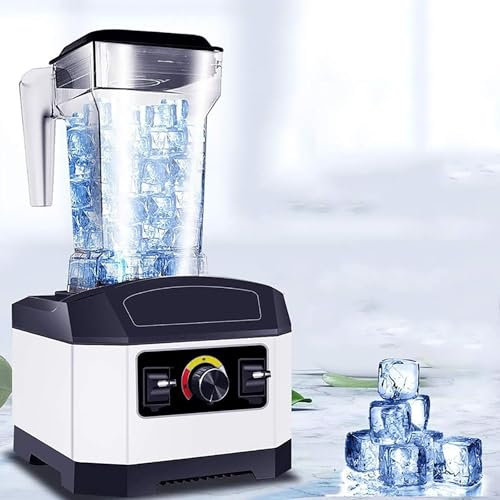 HLGKBY Batidora, licuadora de 1800 W, para Batidos, Hielo y Frutas congeladas, máquina de Hielo multifunción Comercial/exprimidor/Hielo raspado, batido, té con Leche
