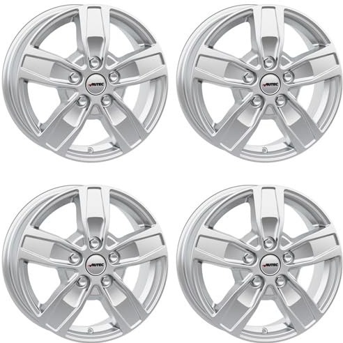 4x jantes en aluminium Autec QUANTRO 6.5x16 ET66 5x130 Brillantsilber
