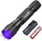 UltraFire Linterna UV de 365 nm, luz negra, 10 W, lámpara UV LED, pequeña lámpara ultravioleta para resina curada, detección de orina de mascotas, detección de escorpiones, 501UV-365 PRO