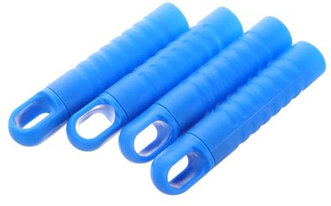 Mobestech 4pcs Ergonomic Broom Handle Caps Comfortable Grip Replacement Covers for Mop and Floor Brushes Easy to Install with Hanging Hole for Efficient Cleaning