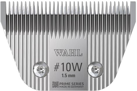 Wahl Prime Series Wide Blade, Präzisionsgeschliffen, Edelstahl, #10W, 1.5mm | PASSEND FÜR: Max 45, Max 50, KM2, KM5, KM10, KM Cordless and KM Supera