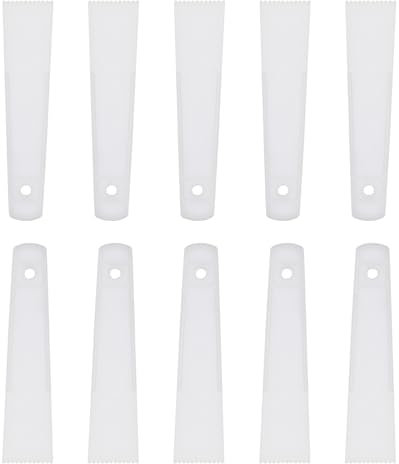 MCAOAL 10Pcs Leather Glues Spreader Stick Leather Glues Applicator Tool Leather Scraping Spreaders Glues Smearing Stick Tool
