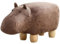 Fußhocker in Tierform, Ottomane, Heim- und Wohnzimmer, Freizeithocker, Fußstütze für Couch, Schlafzimmer, niedriger Hocker für Jungen/Mädchen, 4 Tier-Design, Nilpferd, 21 x 11 x 18 cm (T x B x H)
