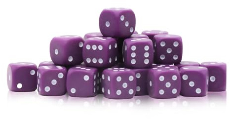 30x D6 Dice Pack | 10mm Classic (Purple)