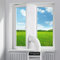 Kit de junta de ventana de 500CM para acondicionadores de aire móviles，aire caliente energéticamente eficiente para fijar en ventanas，secador móvil, blanco, sin necesidad de taladrar.
