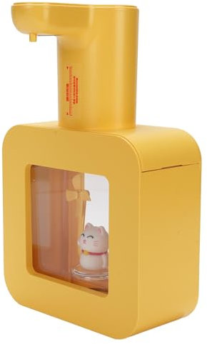 Cartoon Automatische Seifenspender, Wand montierte berührungslose wiederaufladbare Spender Badezimmer -Seifenspender süß für Kinder und Erwachsene (Style 2)