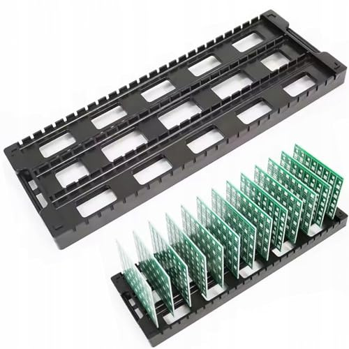 Rosfix Antistatischer ESD Ständer für Leiterplatten 43x14cm 25 Taschen