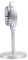 BESPORTBLE Simulated Vintage Style Microphone Model Realistic Retro Microphone Prop for Photo Shoots Parties Stage Performances Finish