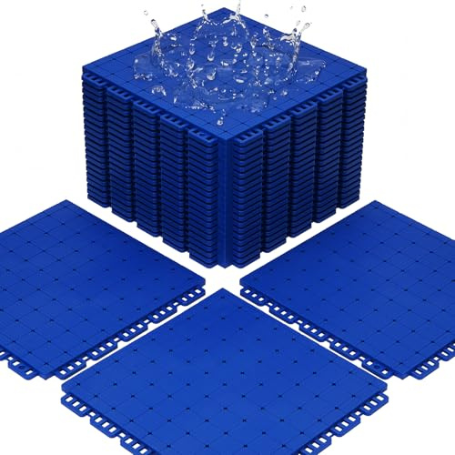jxgzyy 24 STK Bodenschutzmatte Puzzlematte Set Sportmatte Gymnastikmatte | Fitnessmatte Gummimatte Fallschutzmatten Outdoor Trainingsmatte Turnmatte Für Zuhause & Außenbereich