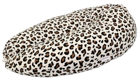 HOBEA-Germany Stillkissen Schwangerschaftskissen, Modell: Jaguarflecken | OEKO-TEX® STANDARD 100 zertifiziert, IGR zertifiziert (ergonomisches Produkt) ideal zum Stillen und Schlafen für Schwangere