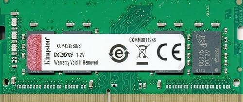 Kingston 8 GB DDR4 2400 MHz Notebook RAM – KVR24S17S8/8 – PC4-19200 – 260 pin SO-DIMM Laptop RAM – 10 anni di garanzia