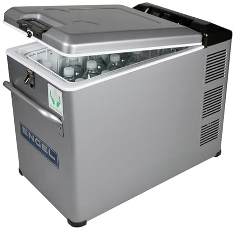 ENGEL Kompressorkühlbox MT45F-S, 40 l, 36,4 x 64,7 x 50,8 cm, Silbermetallic, Tiefkühlung bis -18°C