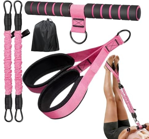 Pedal Widerstandsband 27,2-13,6 kg Verstellbares Fitnessgerät | Widerstandsband mit einem Griff Fitness Für Frauen