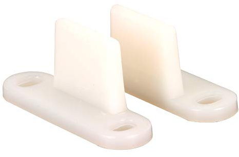Prime-Line N 6567 Nylon, Bypass Door Floor Guide (2 Pack)