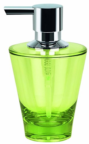 Spirella Seifenspender Max Flüssigseifen-Spender, Fassungsvermögen 8,5 x 8,5 x 14,5 cm - 250ml - Grün