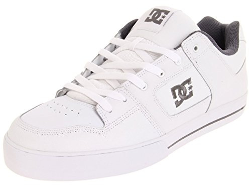 DC Shoes Pure-Shoes for Men Skateboarding, White (White/Battleship/White Hbw), 14 UK