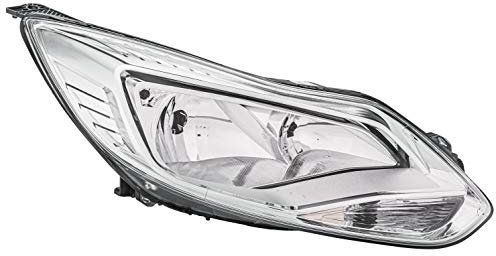 HELLA 1EA 354 994-021 Scheinwerfer - Ford Focus III - chrom - für Rechtsverkehr - rechts