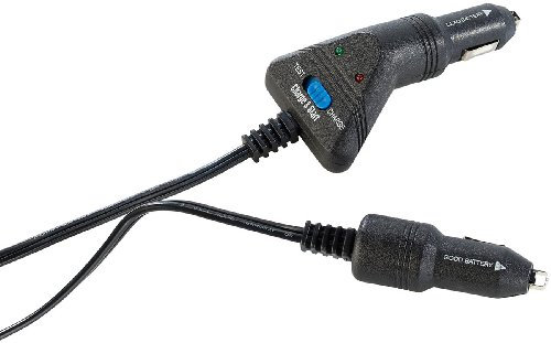 Lescars Starterkabel: Kfz-Starter-Kit für den Zigarettenanzünder, 4m-Kabel (Starthilfe über Zigarettenanzünder, Starter Kit Auto, Starterkit Autobatterie)