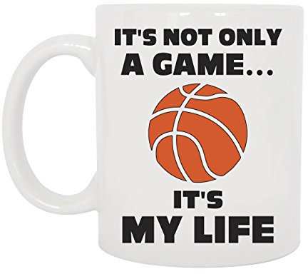 CHEIDEASTORE TAZZA MUG BASKET PALLACANESTRO IS NOT A GAME IT'S MY LIFE