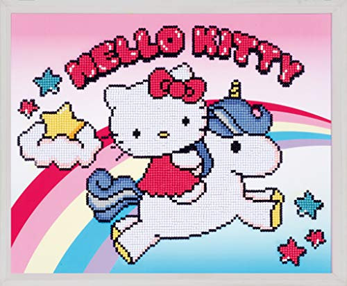 Diamond painting kit Hello Kitty avec Licorne