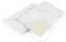 GIU.NE® Kinderkissen aus Memory-Schaum, 100% waschbar, Anti-Erstickungsschutz, für Kinderbett und Kinderbett, hypoallergen, Farbe Weiß, Größe 50 x 30 x 4,0 cm 50X30X5,5 Bianco