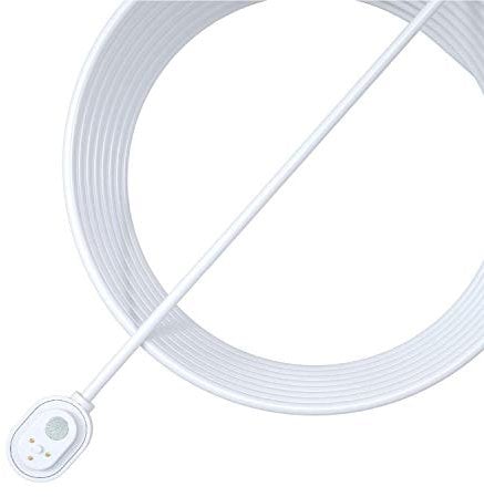 Arlo Câble d'Alimentation 7.6m Résistant Aux Intempéries - Compatible Avec Pro 3, 4 (+XL), 5, Ultra 2 (+XL), Floodlight, Go 2 - Accessoire Certifié Blanc - VMA5600C