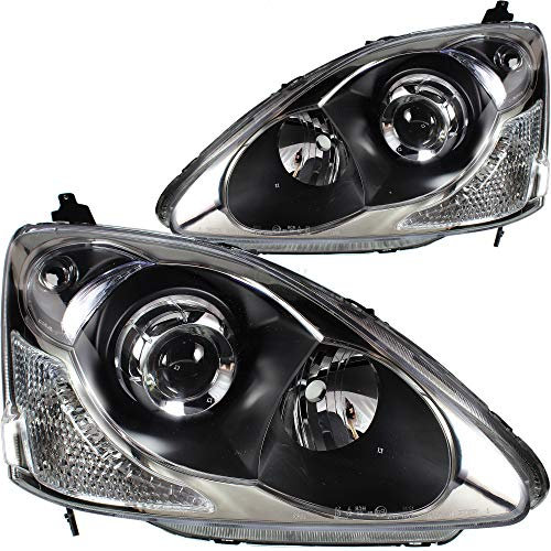 Scheinwerfer Set für Civic 10.03-12.05 H1/HB3 ohne Motor mit Blinker
