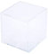 POFET Quadratische Baseball-Vitrine Transparente Showbox mit Ständerhalterung Baseball-Halter