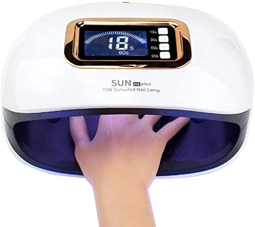 Lampe à ongles UV led nail art four lampe à ongles SUN H4 PLUS 36 led 72w