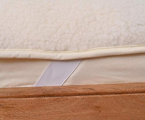 Matratzentopper Flor 90x200cm 100% Merinowolle