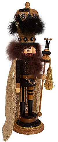 Kurt S. Adler Nutcracker, Black, Gold
