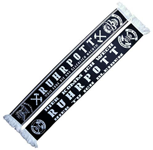 Generisch Ruhrpott Schal - Hier KOMM ICH WECH - (Seidenschal), Fußballschal, Kult-Schal, Souvenirschal