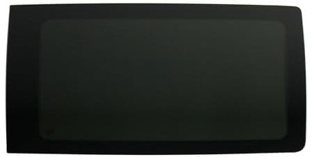 OMAC Seitenfenster Auto Seitenscheibe kompatibel mit VW T5 2003-2015 Rechts Schiebetür | Dunkel Getöntes Glas Privatsphäre und Schutz