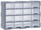 vidaXL Multi Schubladen Organizer 16 Schubladen Kleinteilemagazin Sortierkasten Sortierbox Sortimentsbox Sortimentskasten 52x16x37cm